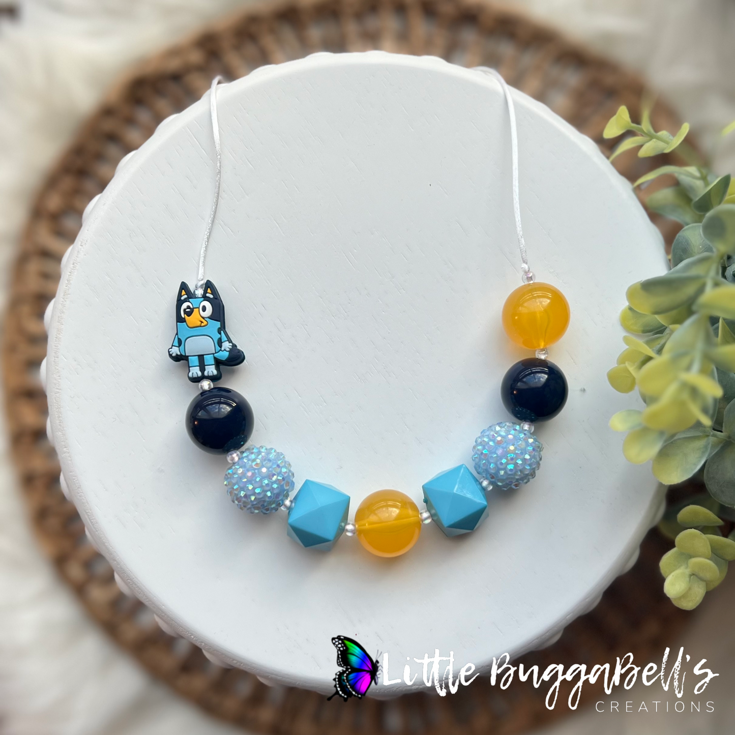 Blue Dog Necklace