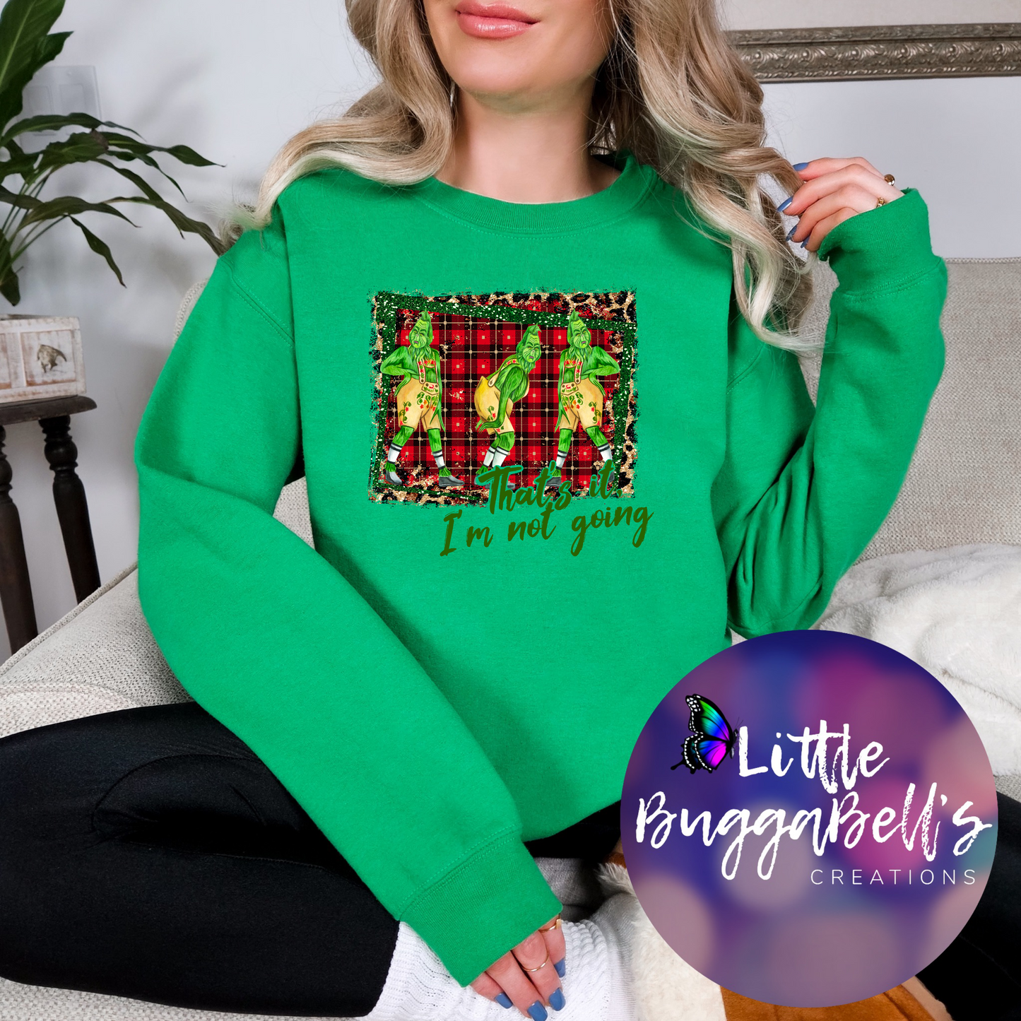 Thats It I’m Not Going Green Guy Sweater