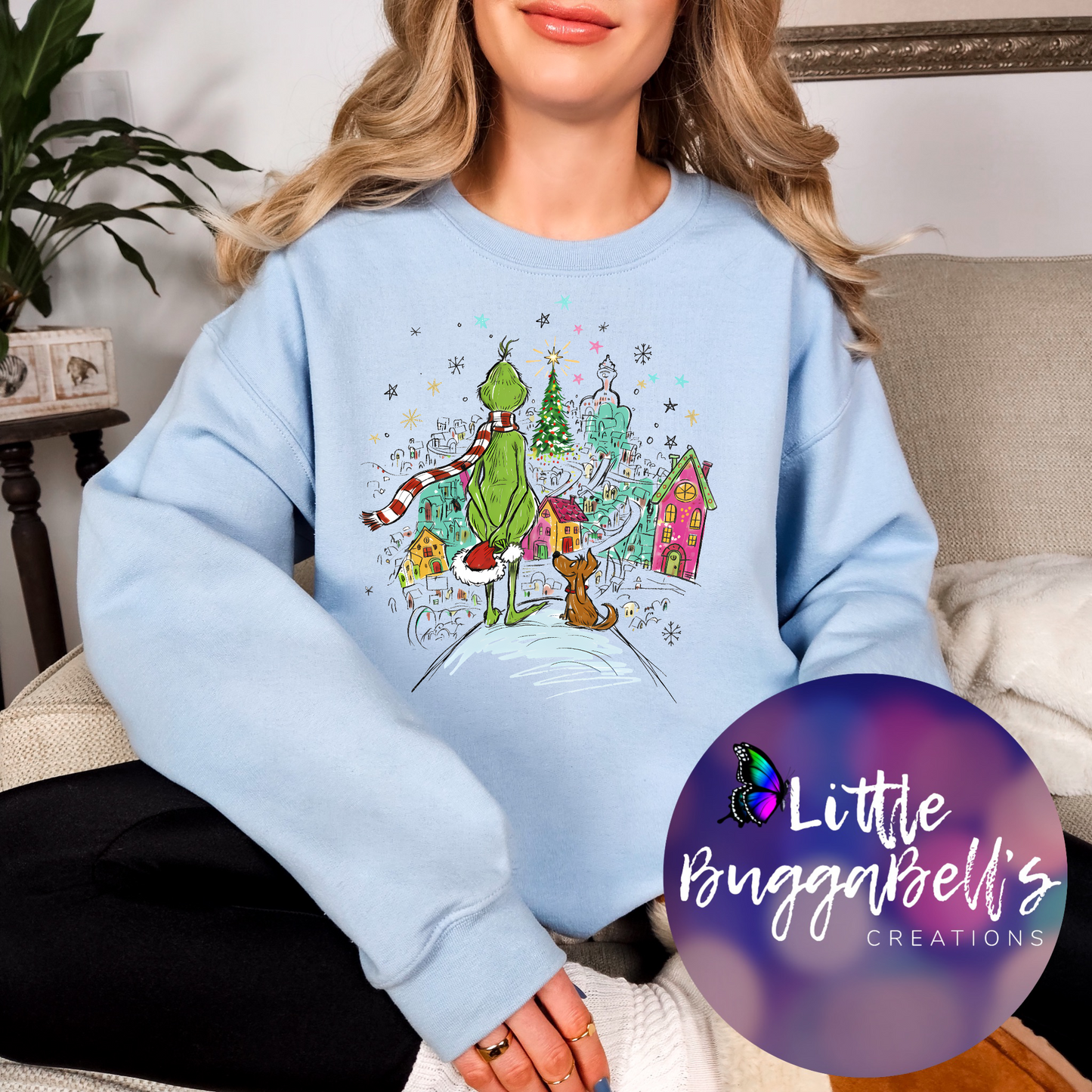 Max and Green Guy Sweater