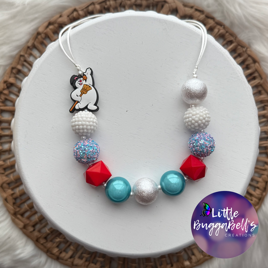 Frosty the Snowman’s Adjustable BubblegumNecklace