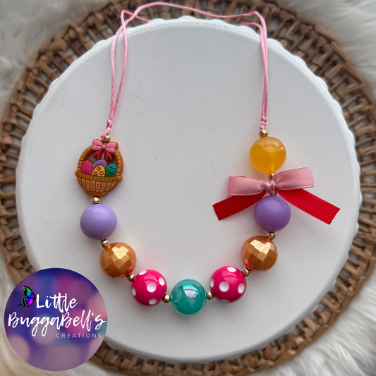 Egg Basket Adjustable Necklace