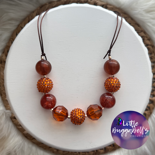 Rust Bubblegum Necklace