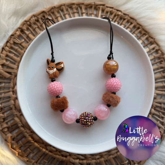 Poke Adjustable Bubblegum Necklace