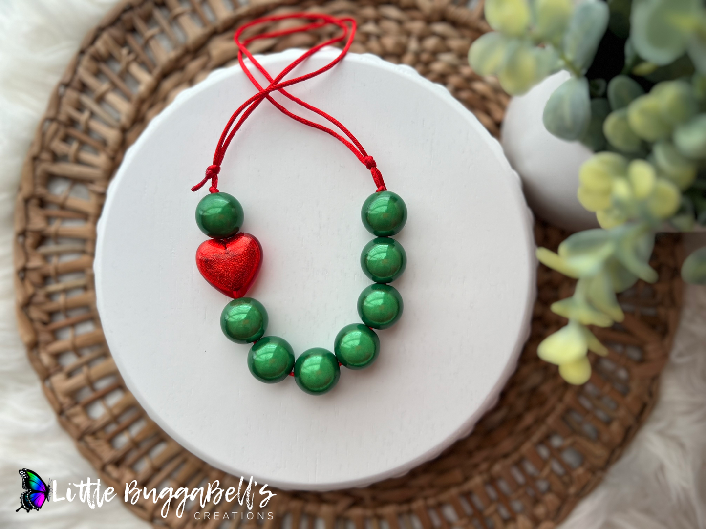 Full of Christmas Love Necklace and Bracelet