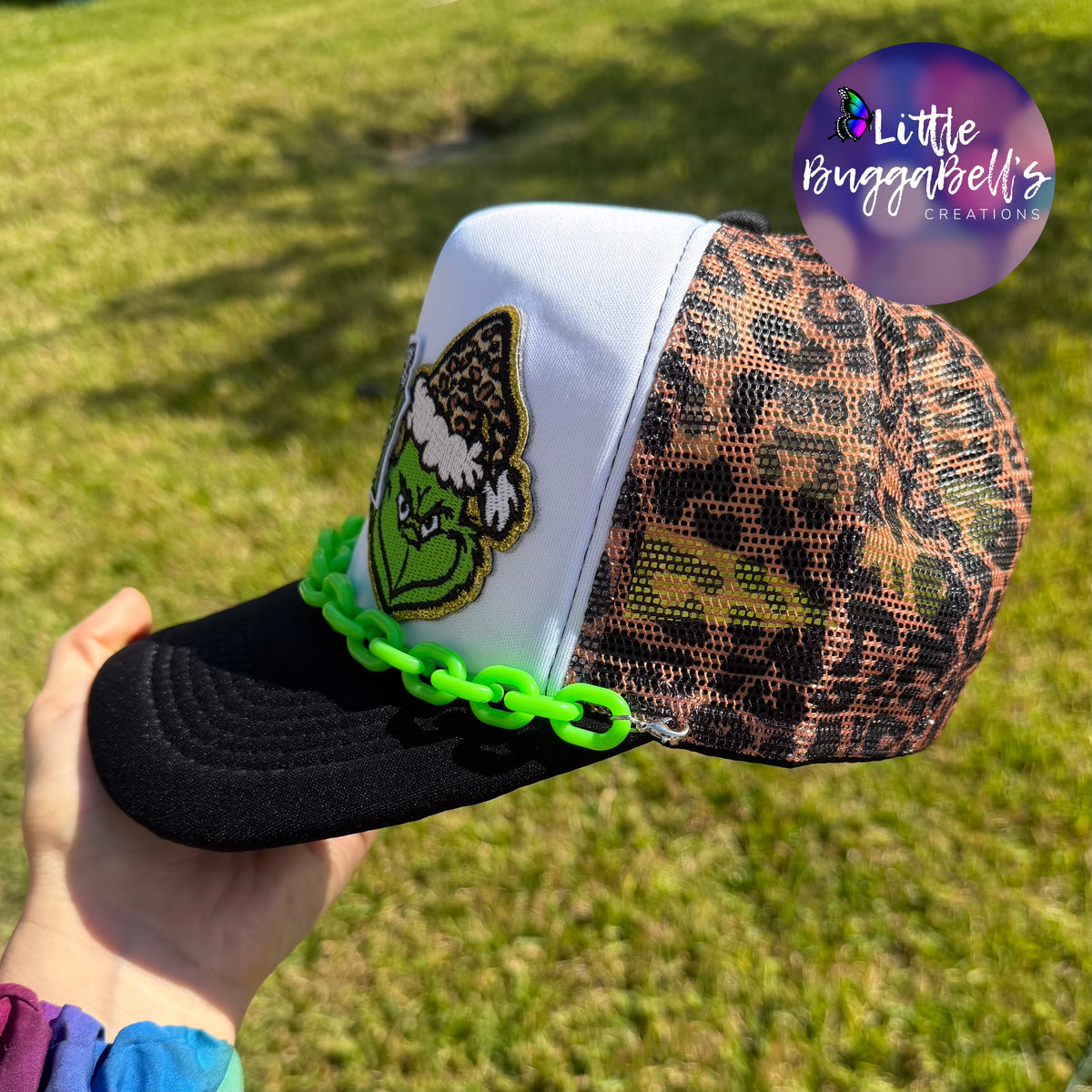 WOMENS Trucker Green Guy Mama Hat