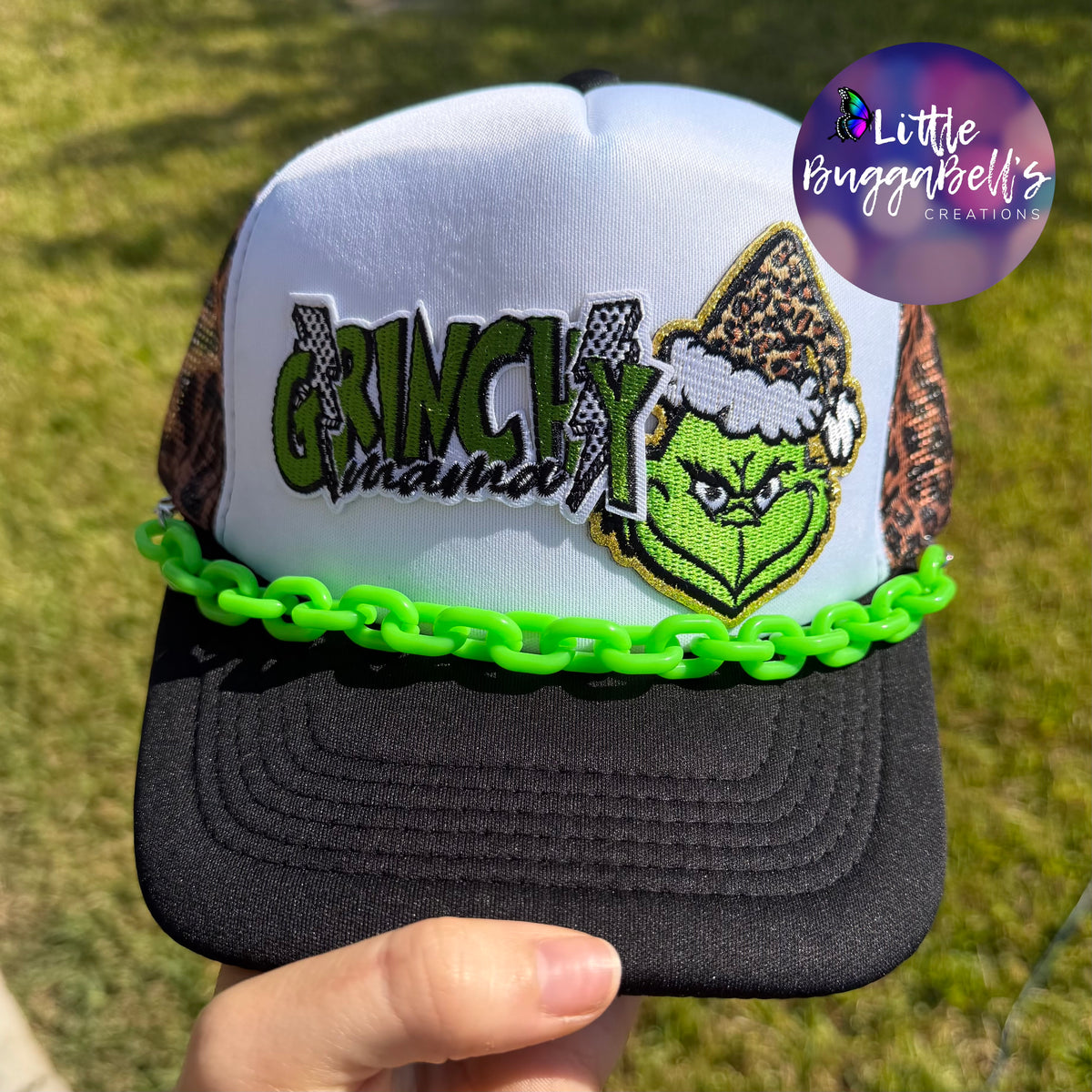 WOMENS Trucker Green Guy Mama Hat