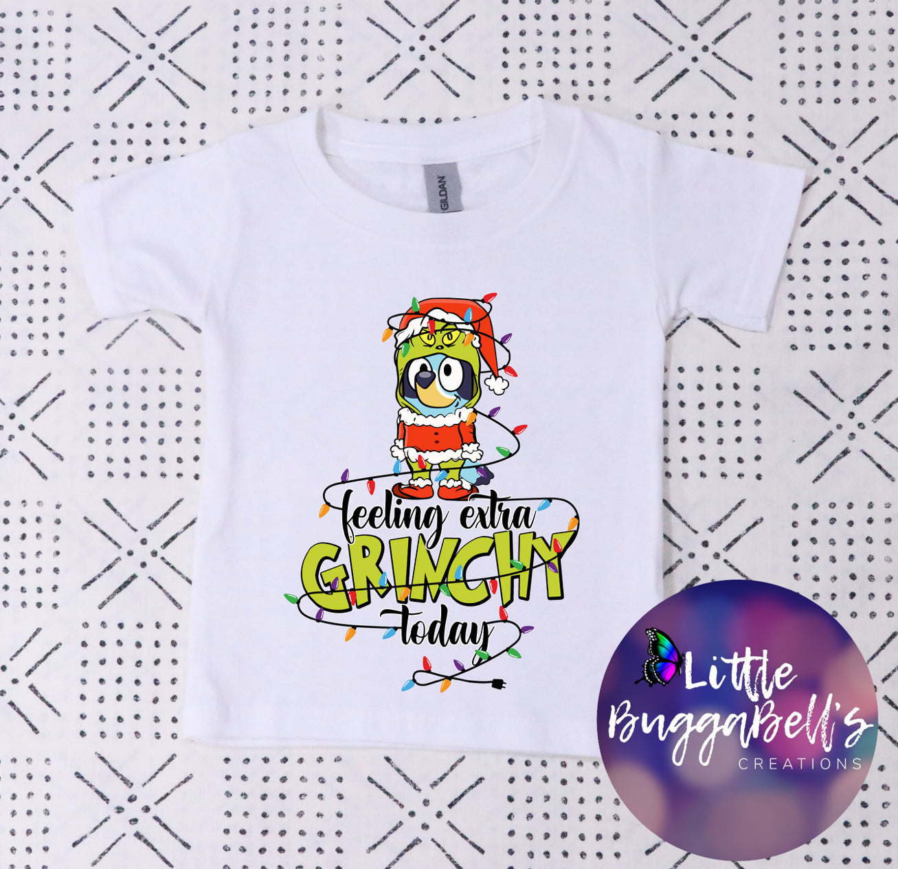 Toddler Blue Dog Green Guy Shirt