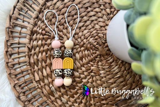 Boho Rainbow Zipper Pulls