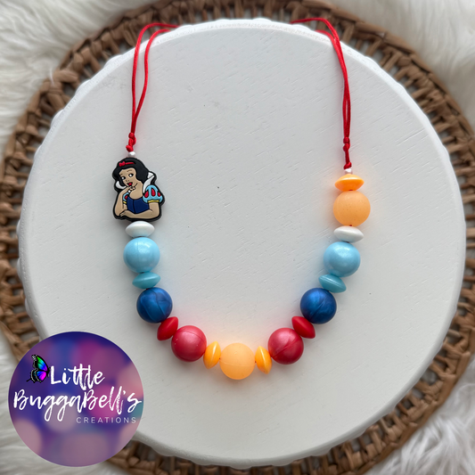 Snow White Adjustable Necklace