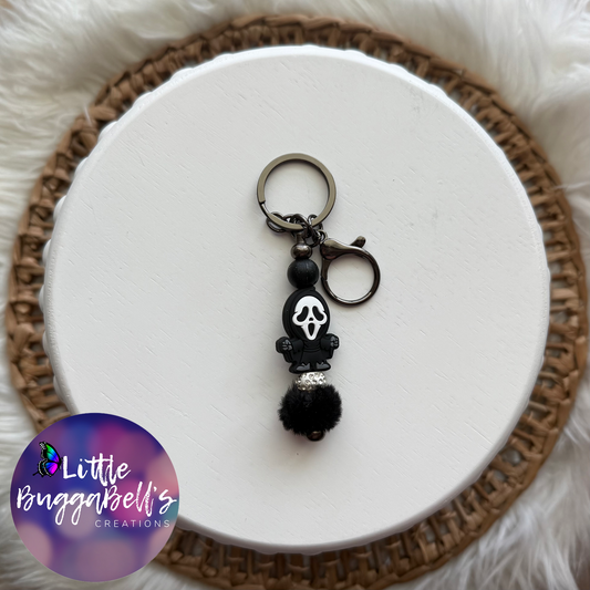 OOAK Scream Keychain