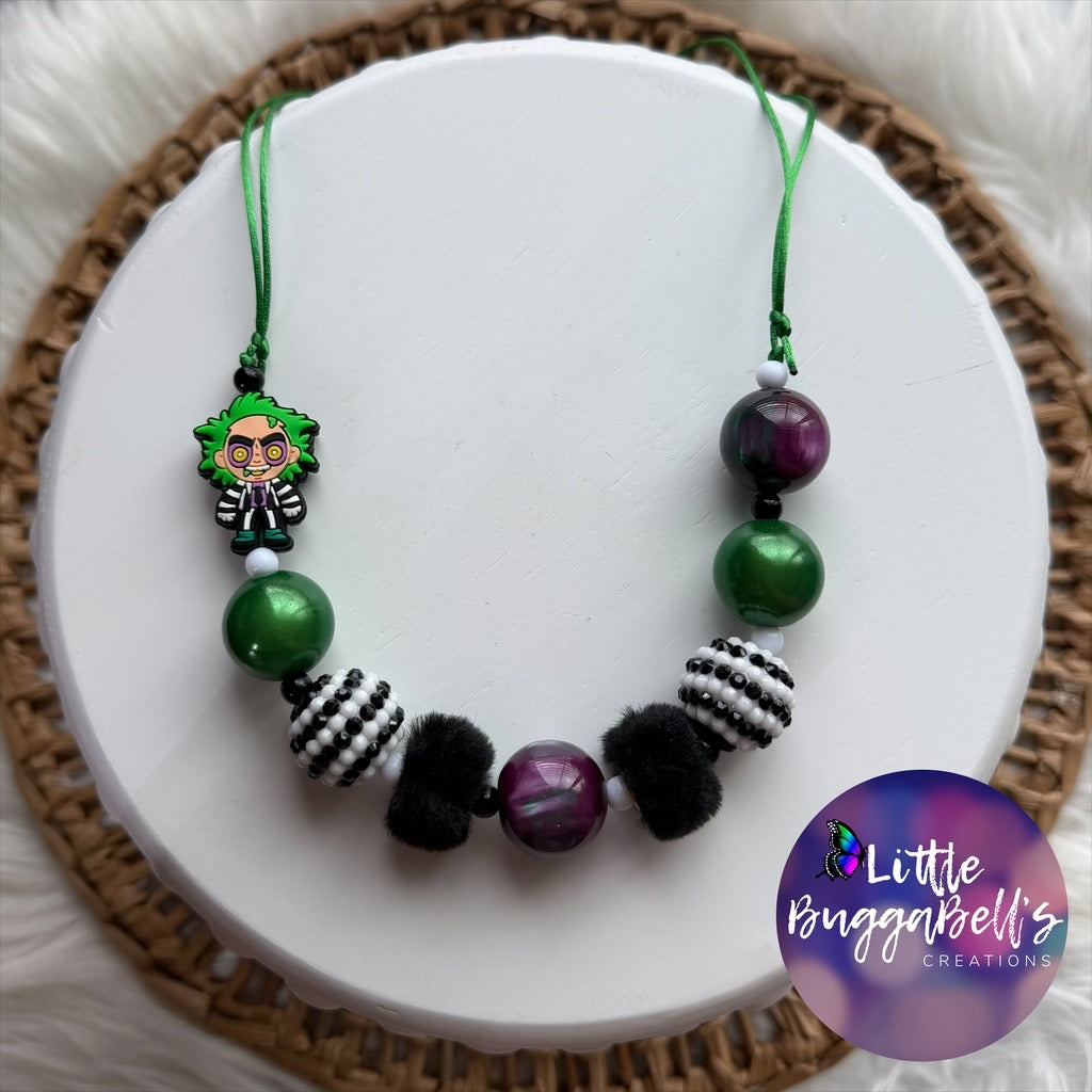 Mr Juice Adjustable Bubblegum Necklace