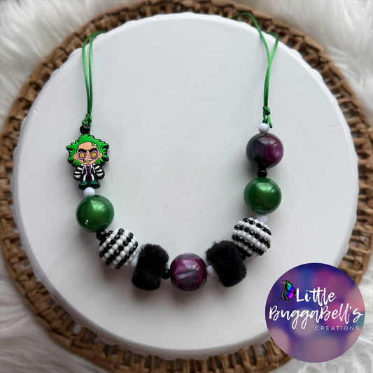 Mr Juice Adjustable Bubblegum Necklace