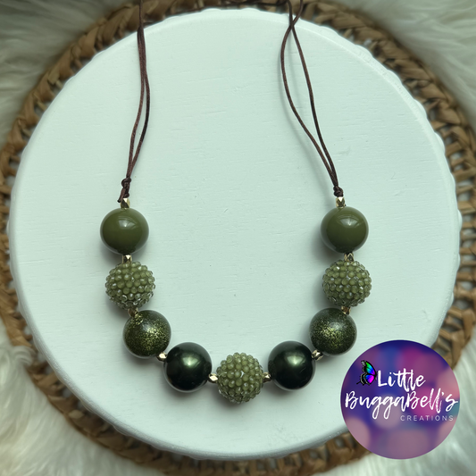 Olive Bubblegum Necklace