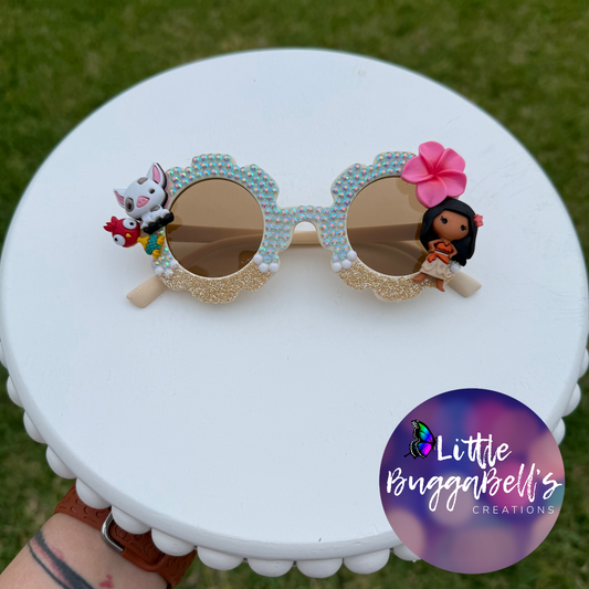 OOAK Sea Hawaiian Princess Sunnies