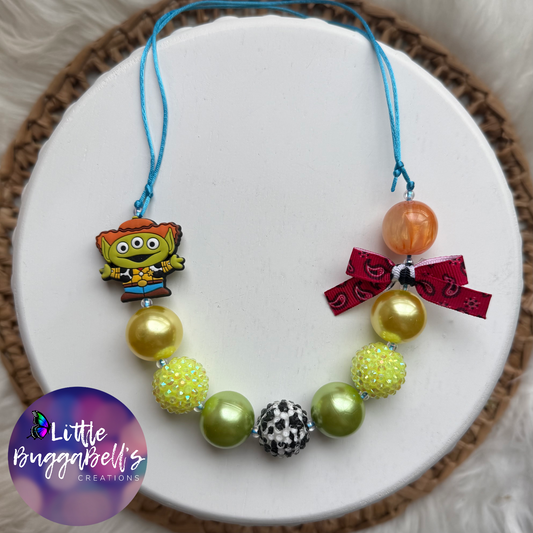 Alien Cowboy Adjustable Necklace