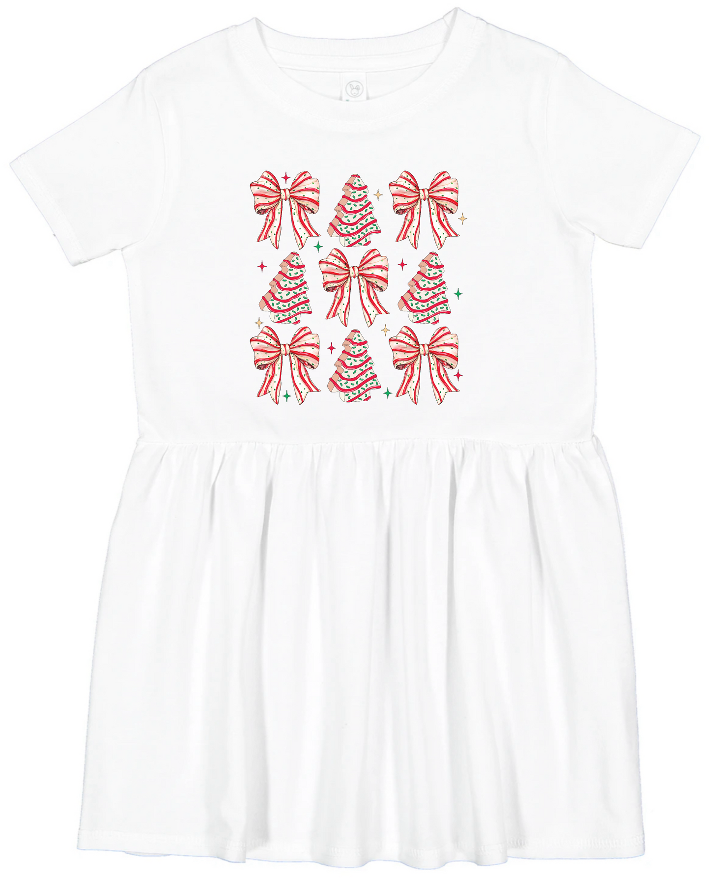 Toddler Debbie Tree Cake Coquette Shirt and Dress