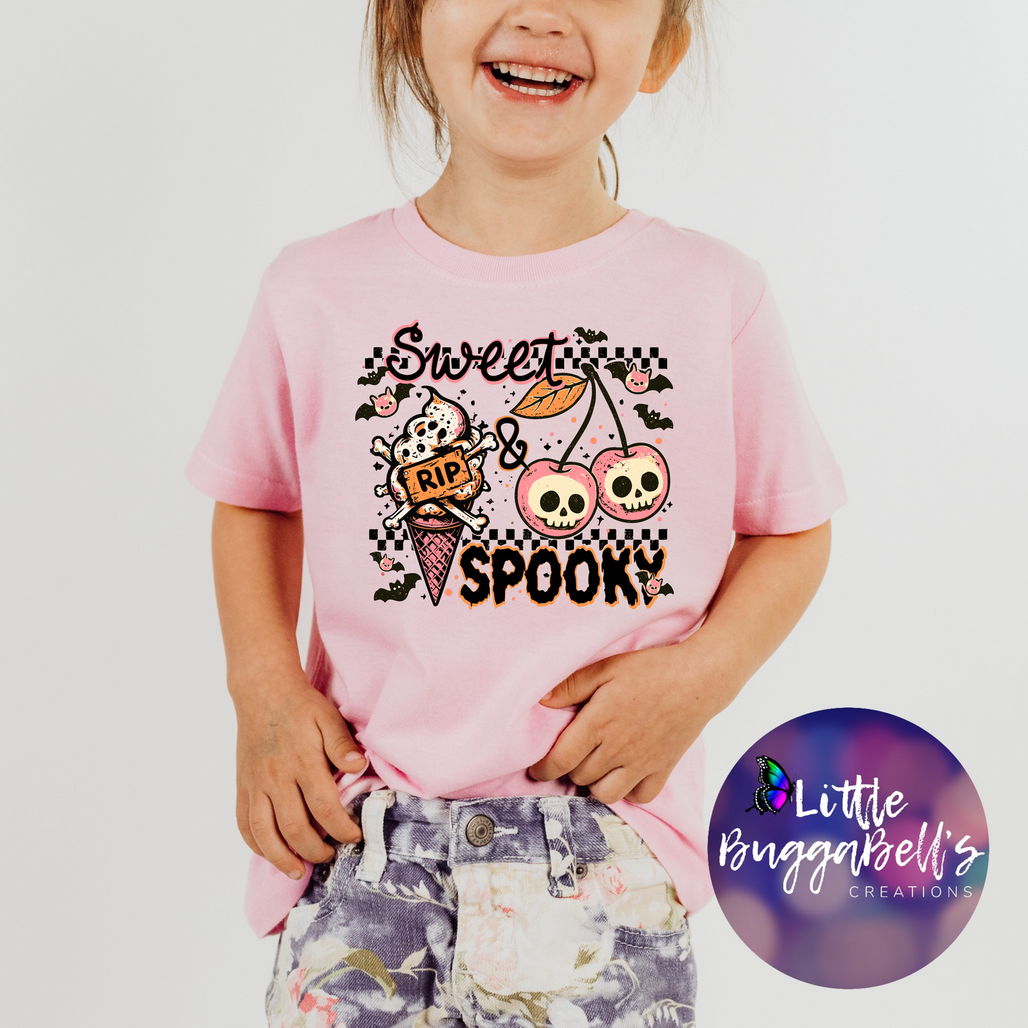 Youth Comfort Colors Sweet and Spooky Shirts