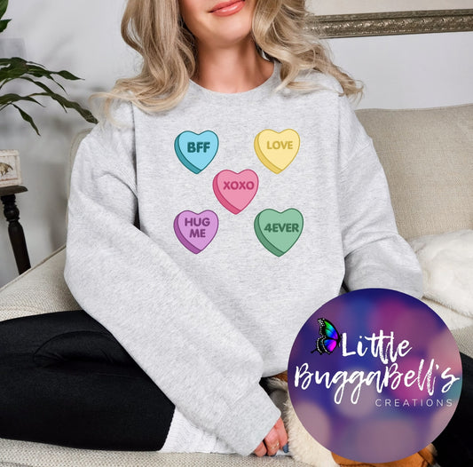 Conversation Hearts Sweater