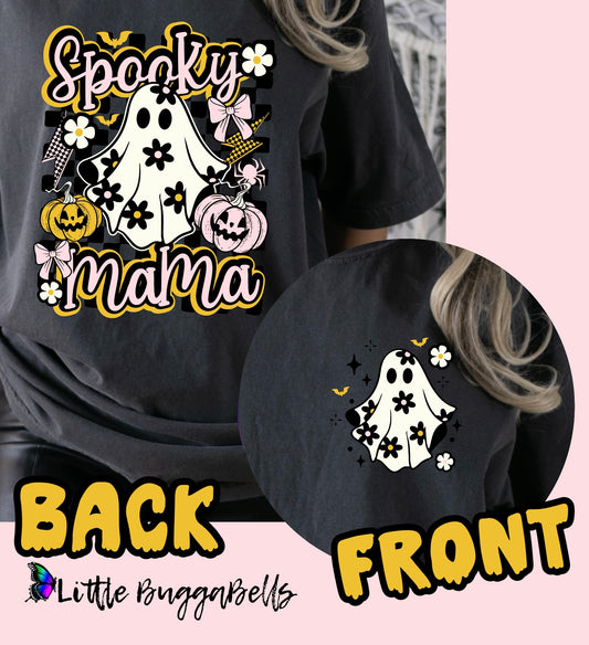 Spooky Mama and Mini Comfort Colors Tees