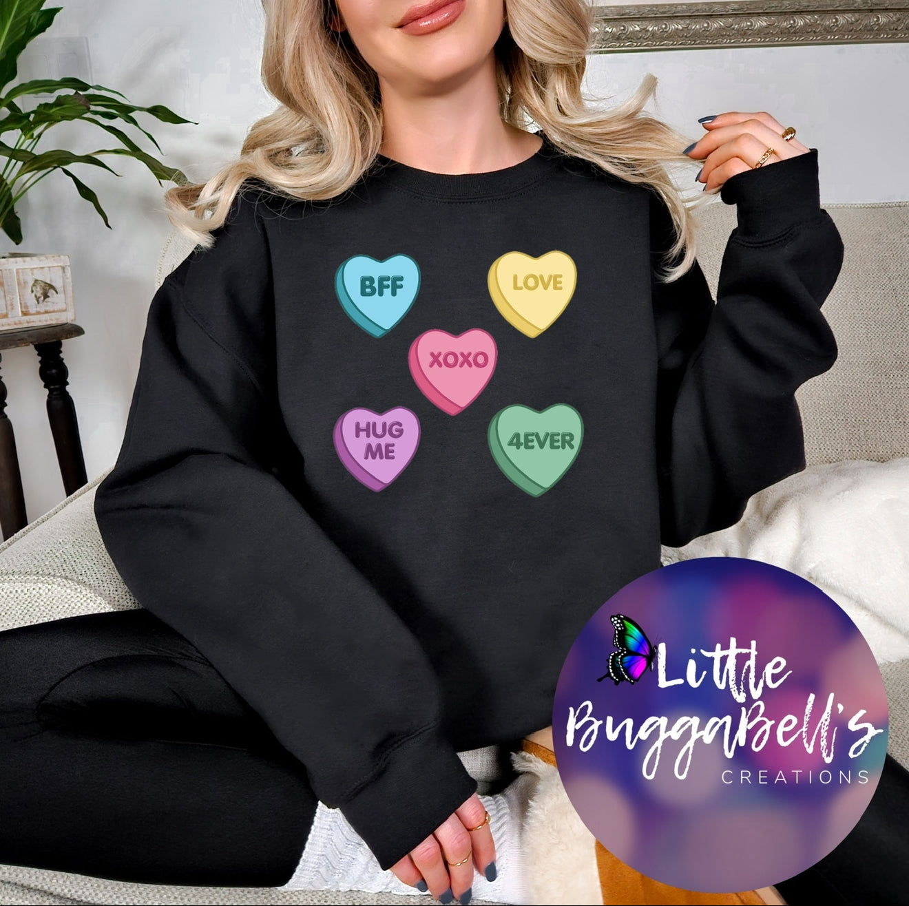 Conversation Hearts Sweater