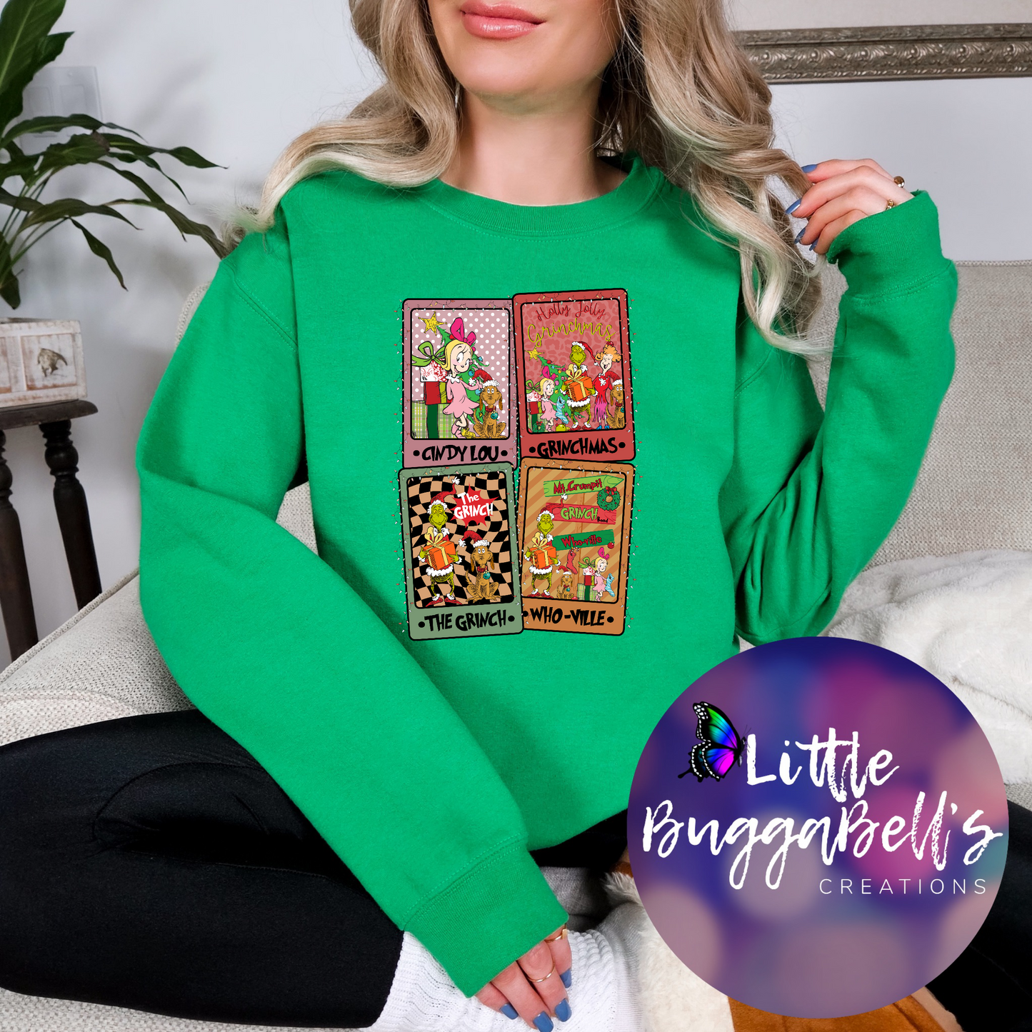 Tarot Green Guy Sweater