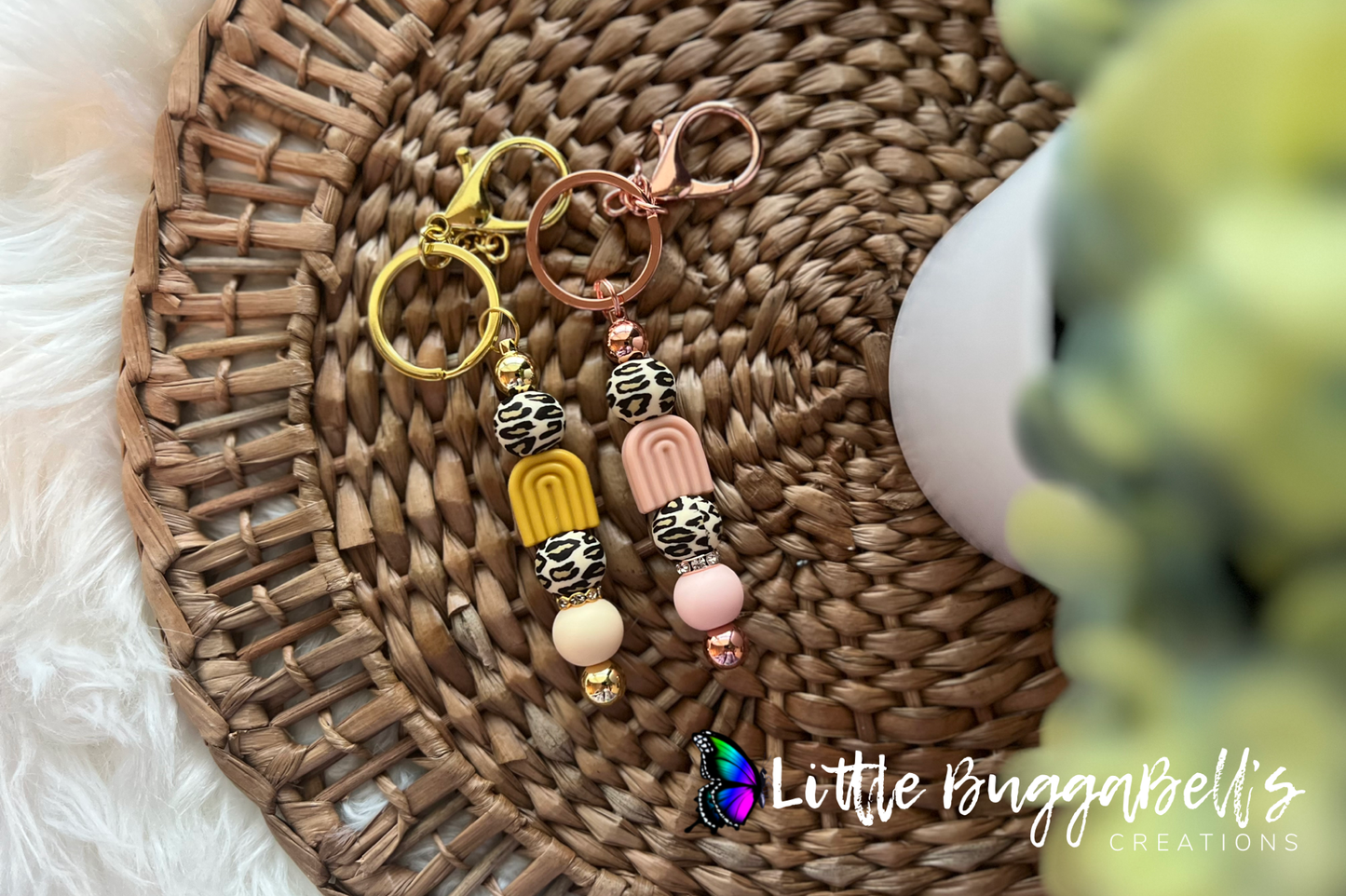 Boho Rainbow Keychains