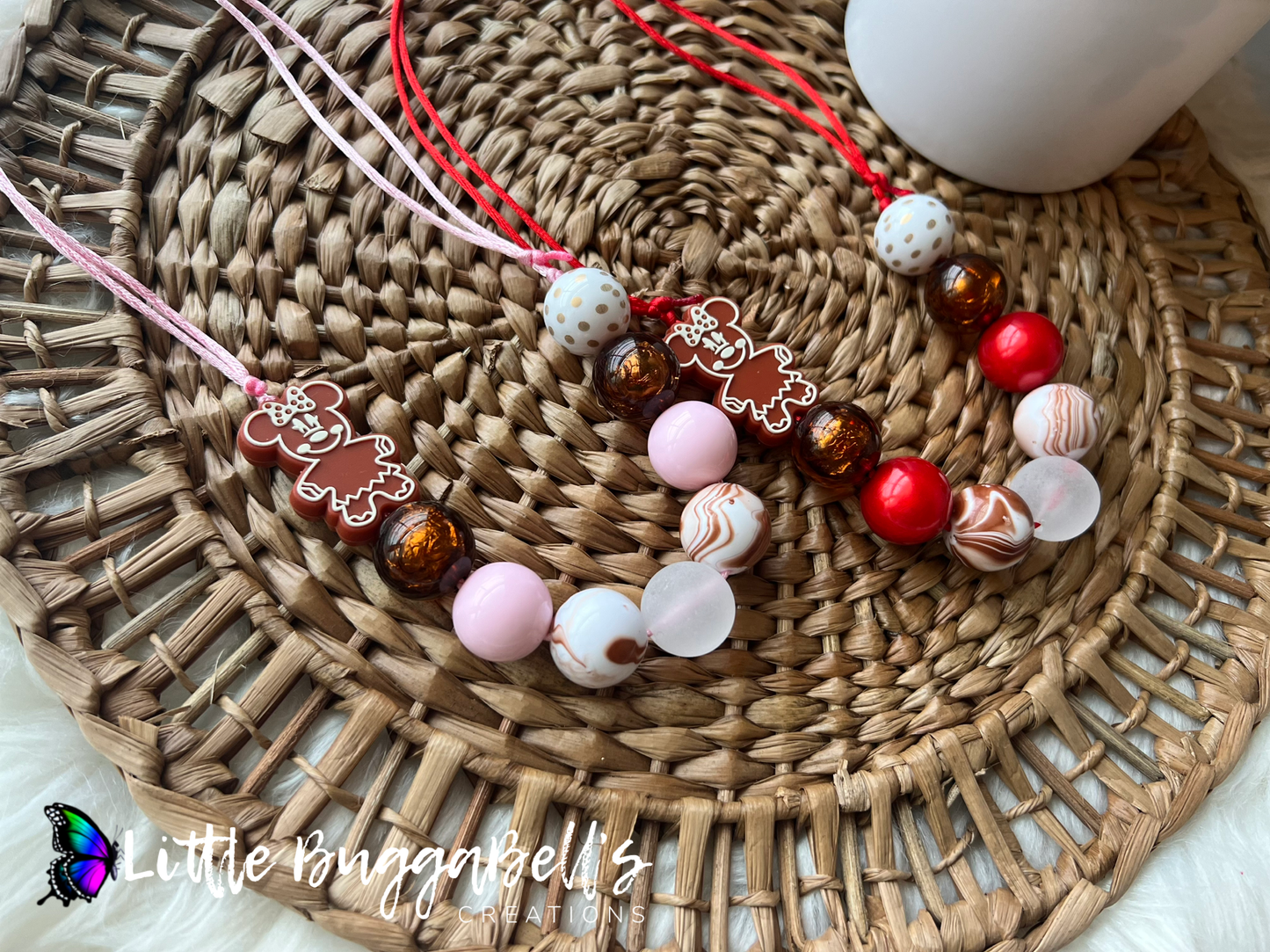 Gingerbread Mouse Necklace