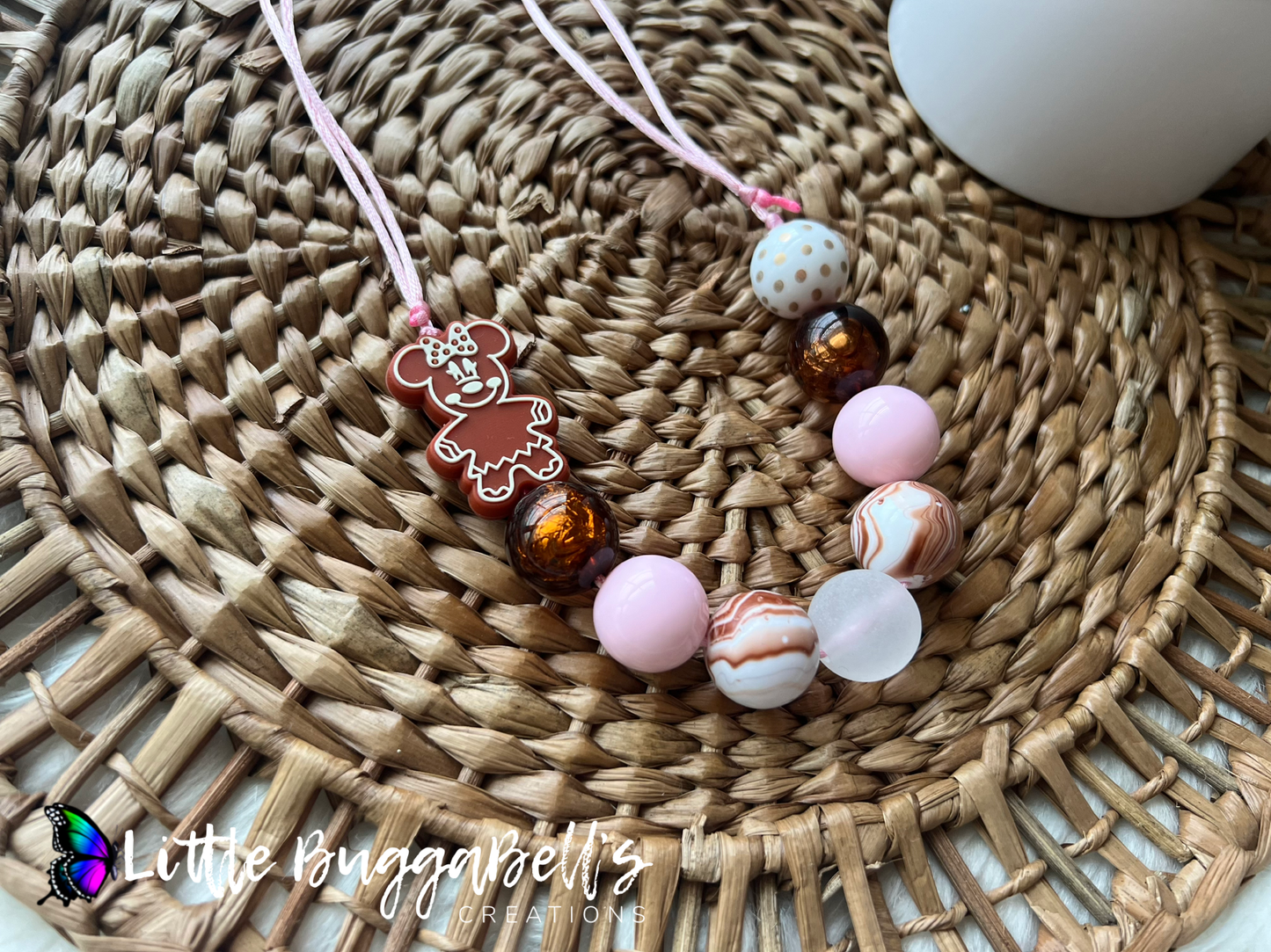 Gingerbread Mouse Necklace