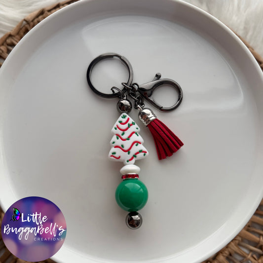 Little Debbie Tree Cake Keychain
