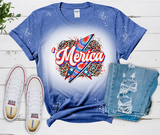 Merica FOJ Bleached Tshirt