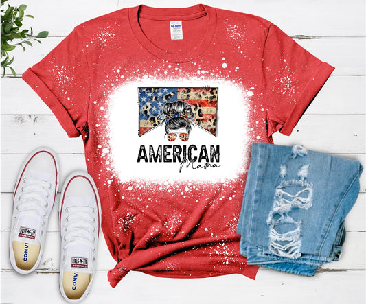 American Mama FOJ Bleached Tshirt