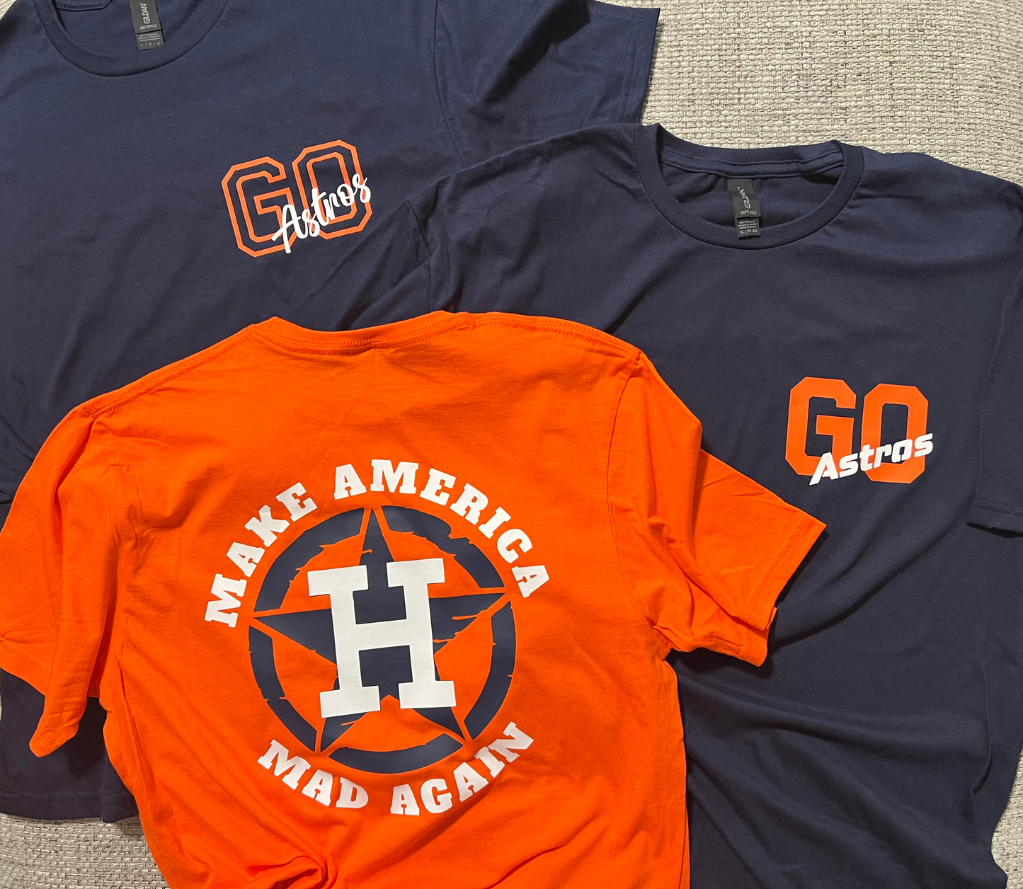 Astros Make America Mad Again DTF Shirts