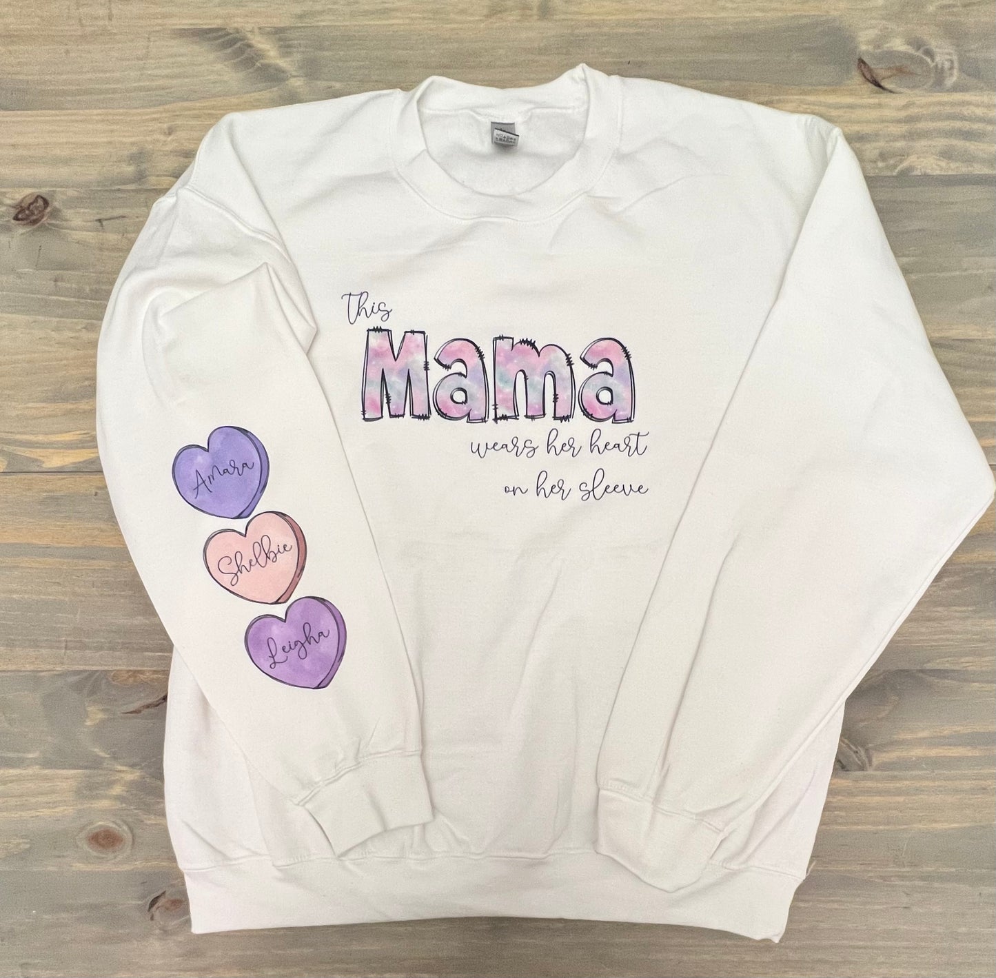 Mama Heart on Sleeve Sweater READ DESCRIPTION